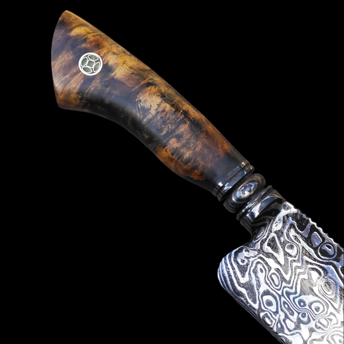 Aço Damasco – Edição Colecionador – Padrão Aleatório – 11" Lâmina