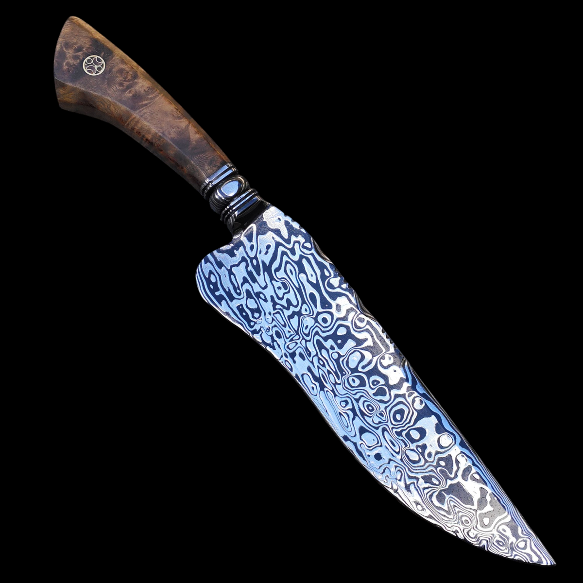 Aço Damasco – Edição Colecionador – Padrão Aleatório – 10" Lâmina