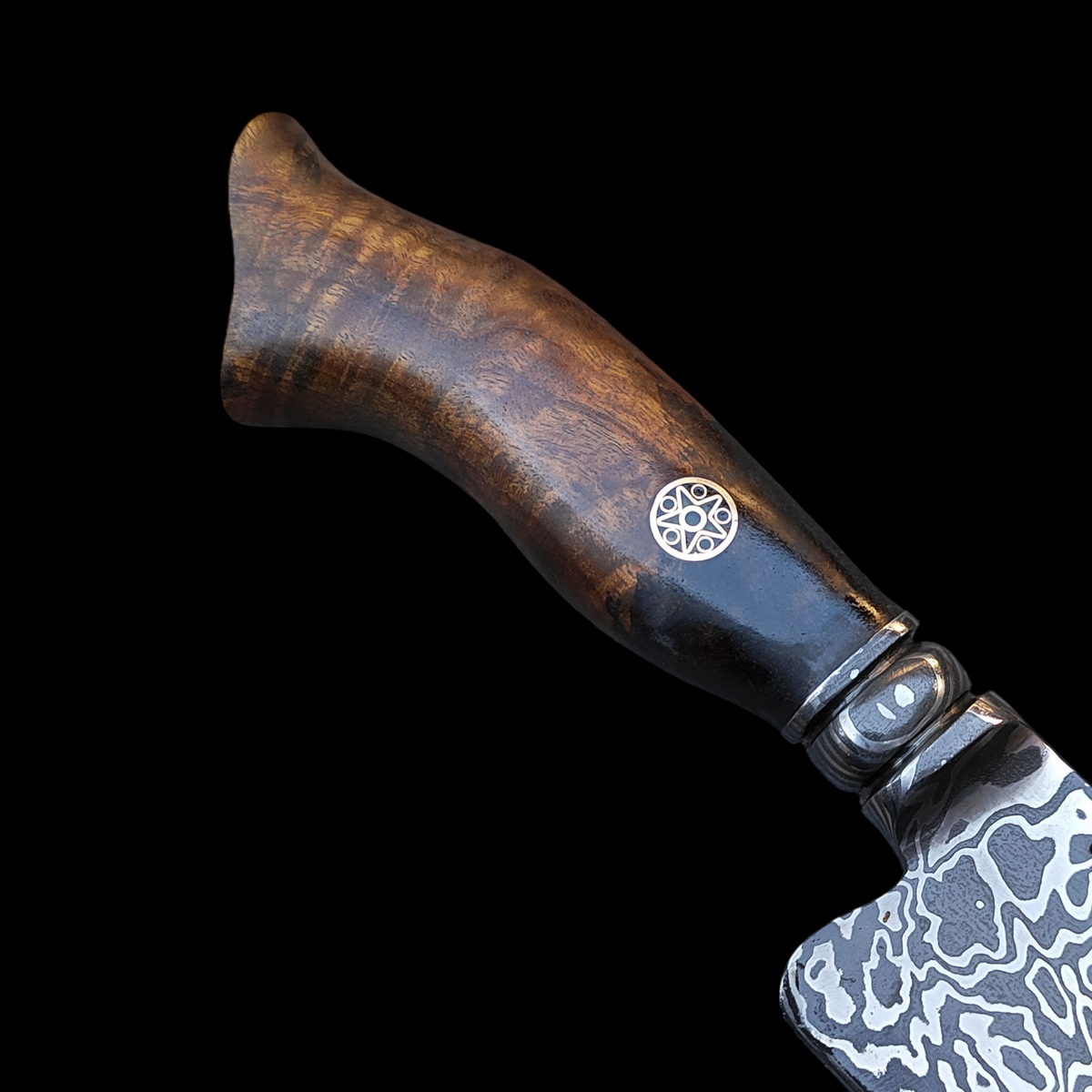 Aço Damasco – Edição Colecionador – Padrão Aleatório – 9" Lâmina