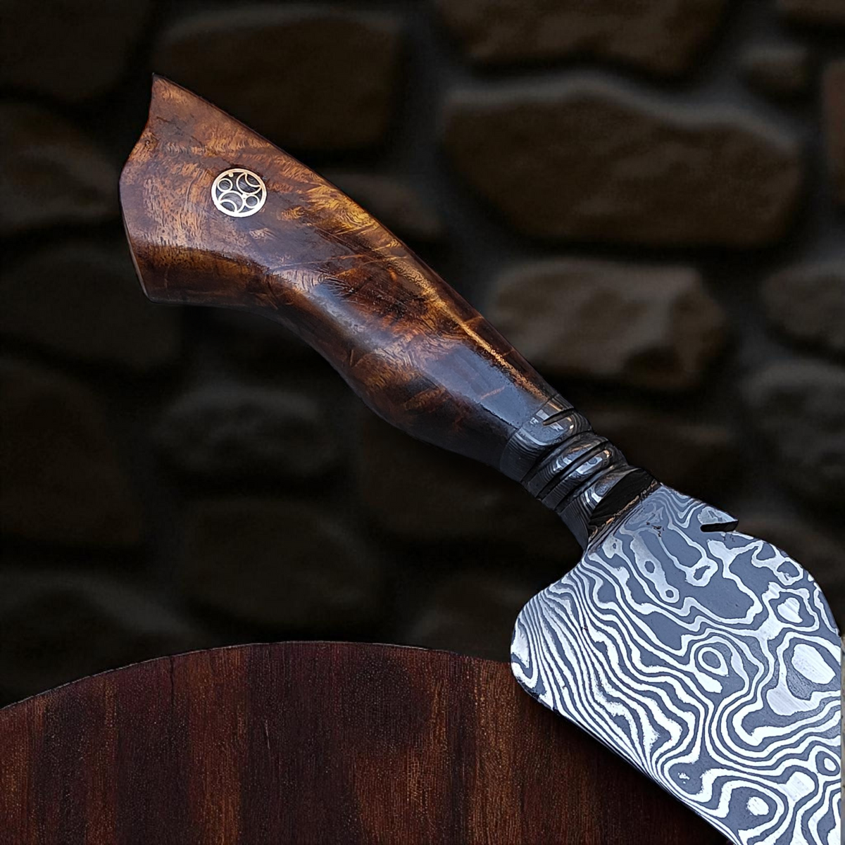 Aço Damasco – Edição Colecionador – Padrão Aleatório – 9" Lâmina