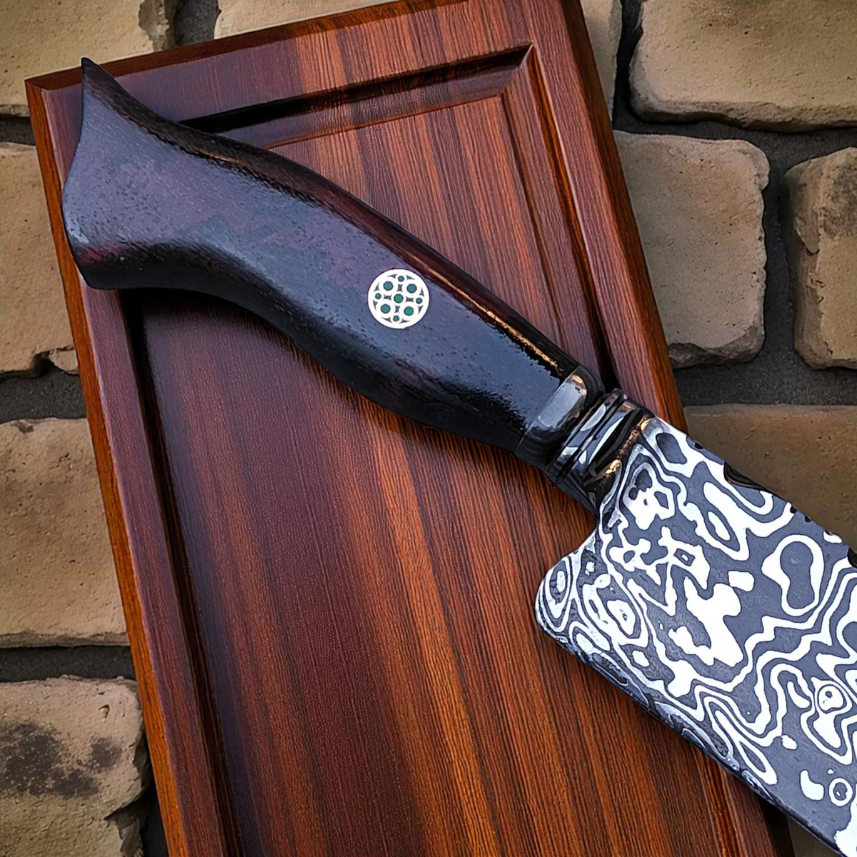 Aço Damasco – Edição Colecionador – Padrão Aleatório – 9" Lâmina