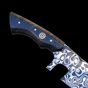 Aço Damasco – Edição Colecionador – Padrão Aleatório – 11" Lâmina