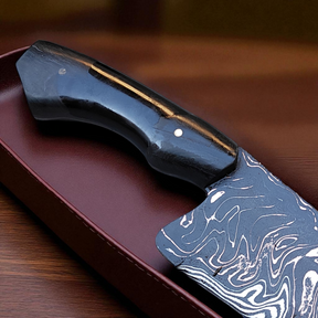 Mokume-gane com linhas em COBRE – Edição Colecionador – Padrão TIGER – 10" Lâmina