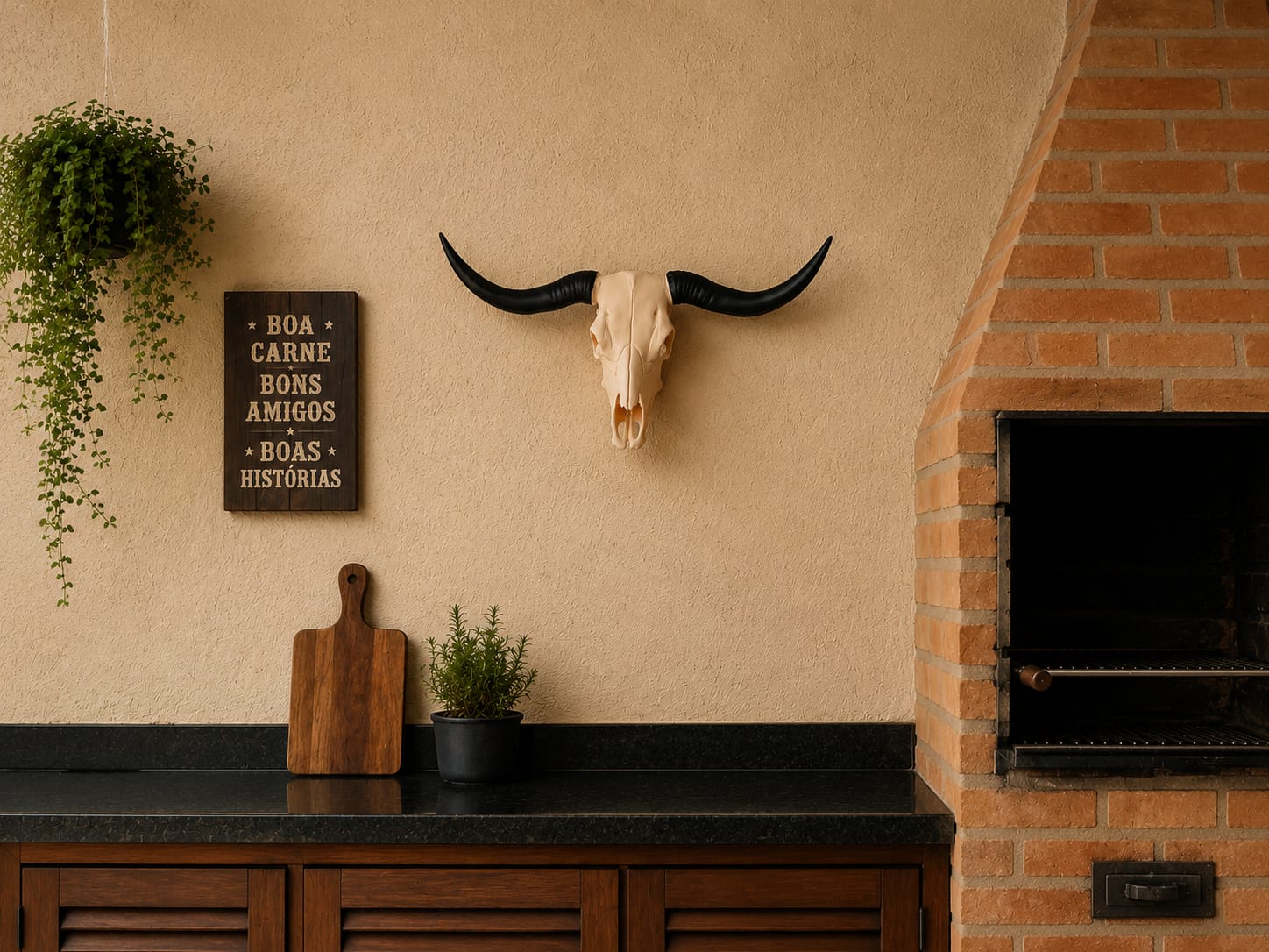 Long Horn Agro Decor – Parede ou Mesa